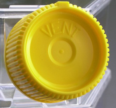 Vent screw cap for flask 25 cm, 40 pieces | Techno Plastic Products